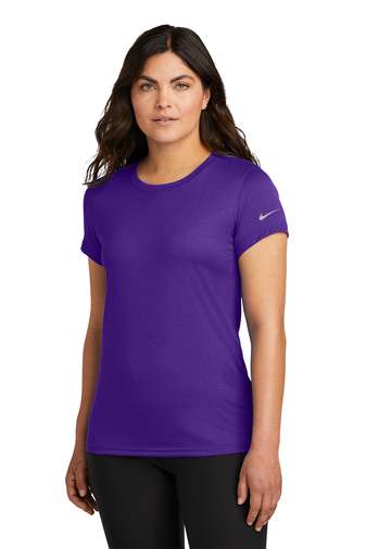 Nike Ladies Legend 4-ounce, 100% Polyester Short Sleeve T-shirt